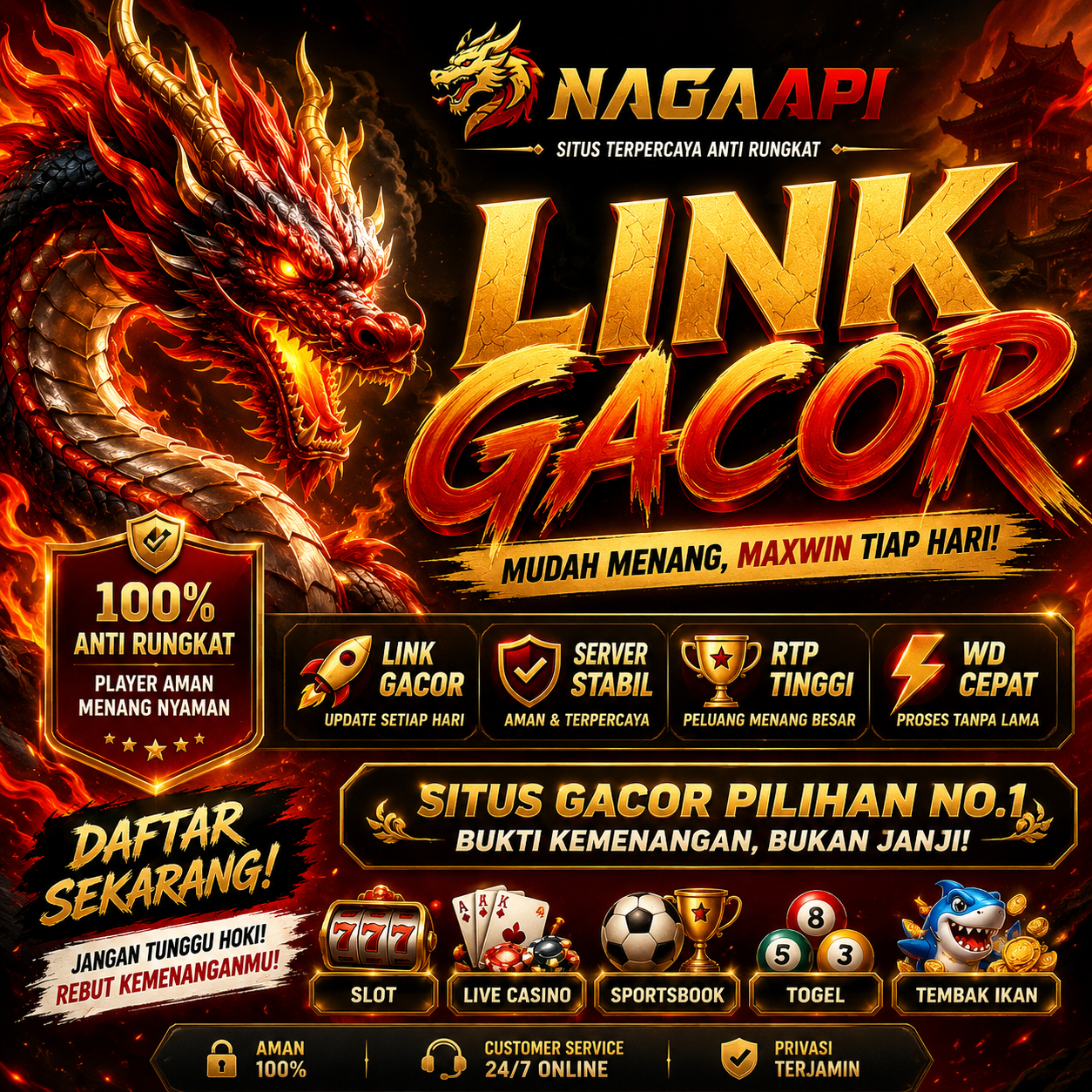 NAGAAPI # Portal Link Slot Gacor Malam Ini Deposit 5000 Gampang Maxwin Hari Ini